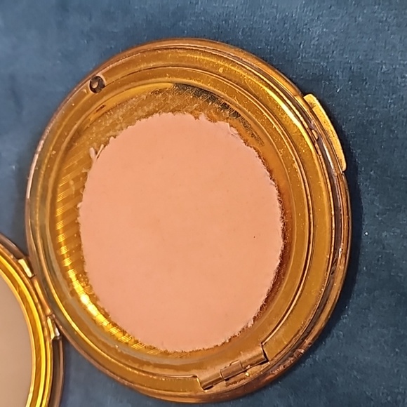 Stratton England Powder Compact RMSS Queen Elizabeth Mum Ship 1950s Sifter 3 inc - Picture 6 of 8